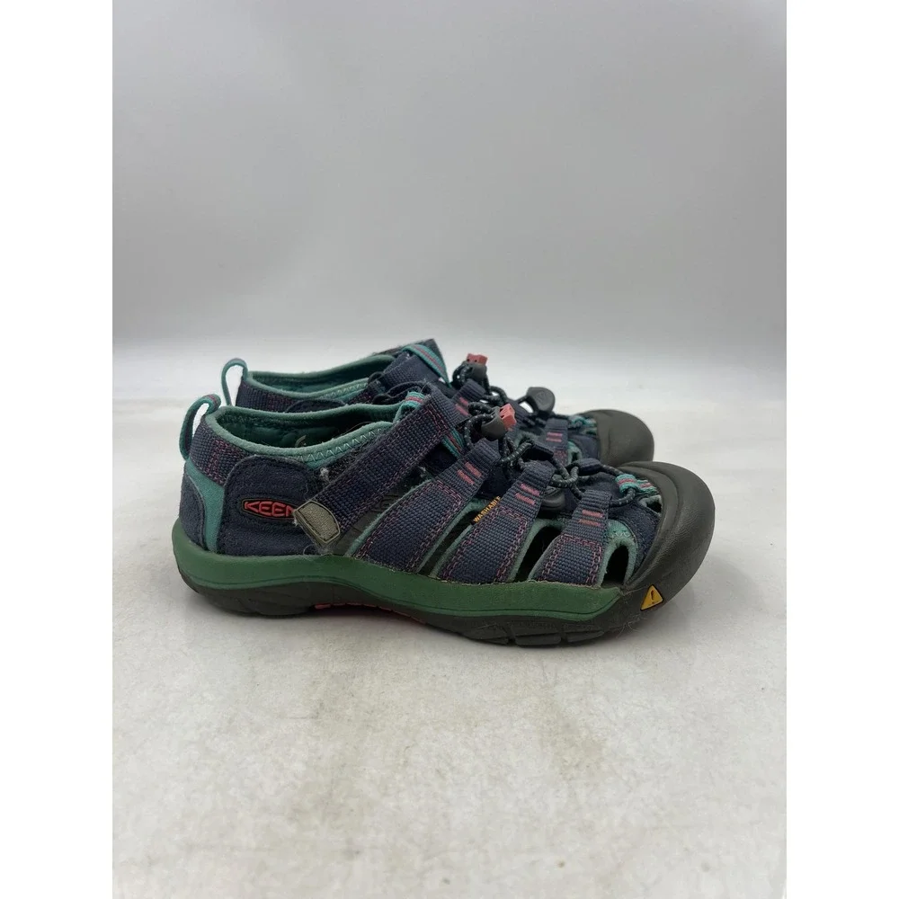 KEEN Newport H2 Sandals Youth 4 Navy Blue Green Pink Hiking Water Washable
